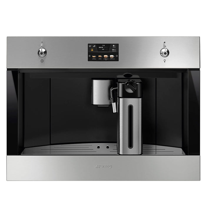 Smeg Classic Aesthetic Fully-Automatic Built-in Coffe System, 24-Inches - LaCuisineStore