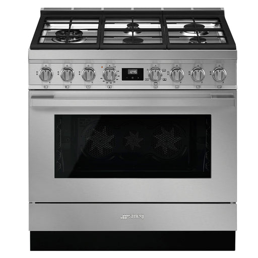 Smeg Portofino Pro-Style Gas Range Stainless Steel, 36-Inches - LaCuisineStore