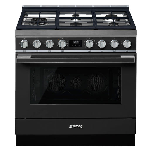 Smeg Portofino Aesthetic Pro-Style Dual Fuel Range, 36-Inches - LaCuisineStore
