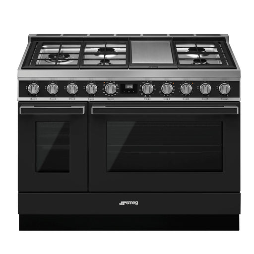 Smeg Portofino Aesthetic Pro-Style Dual Fuel Range, 48-Inches - LaCuisineStore