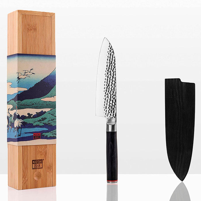 Kotai High Carbon Stainless Steel Pakka 4-Piece Knife Set Starter Deluxe Edition