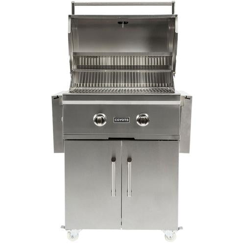 Coyote C-Series Freestanding Liquid Propane Gas Grill with 2 Infinity Burners, 28-Inches