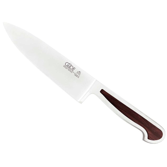 Gude Delta Series Hand Forged Hand Sharpened Stainless Steel African Blackwood Handle Chef's Knife, 6-Inches
