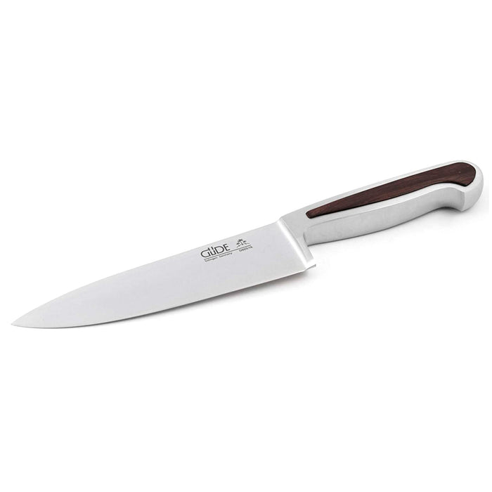 Gude Delta Series Hand Forged Hand Sharpened Stainless Steel African Blackwood Handle Chef's Knife, 6-Inches