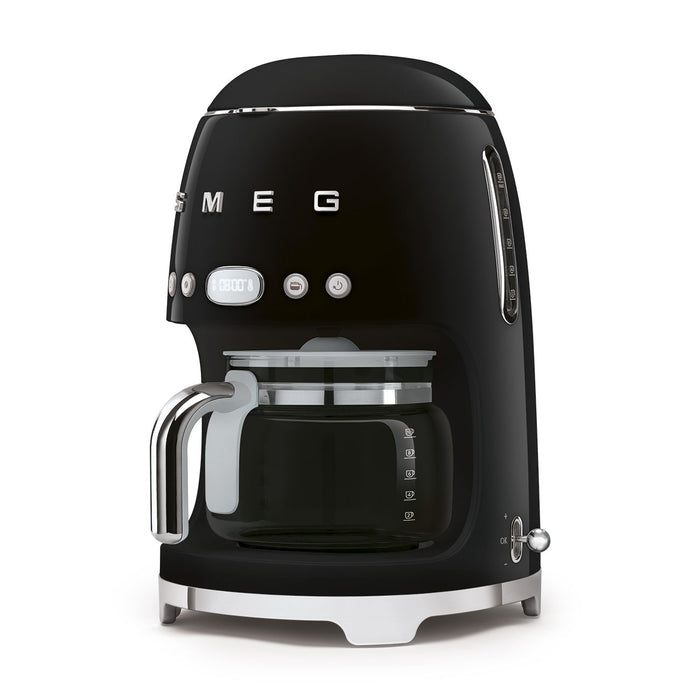 Smeg 50's Retro Style Aesthetic Black Drip Coffee Machine