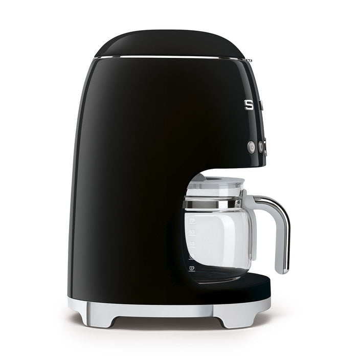 Smeg 50's Retro Style Aesthetic Black Drip Coffee Machine