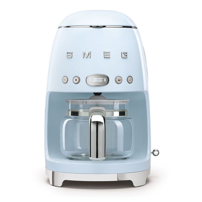 Smeg 50's Retro Style Aesthetic Pastel Blue Drip Coffee Machine