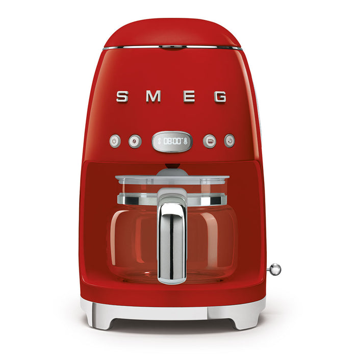 Smeg 50's Retro Style Aesthetic Red Drip Coffee Machine