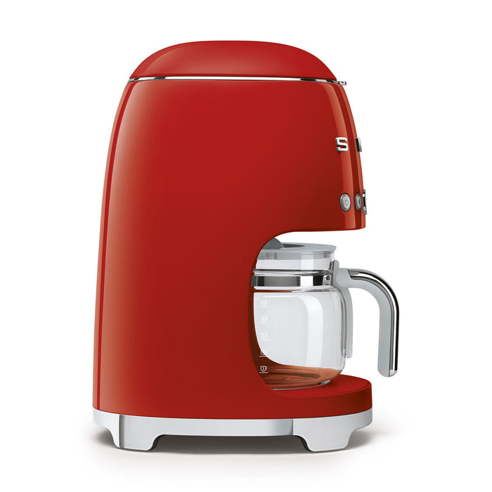 Smeg 50's Retro Style Aesthetic Red Drip Coffee Machine