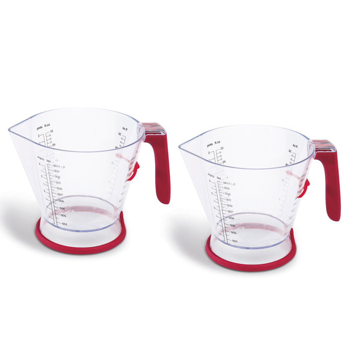 Zyliss 2-Piece Measuring Cup Set, Red