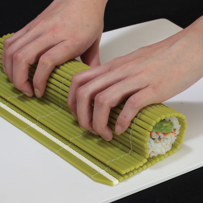 Hasegawa Makisu Green Bamboo Mat, Ideal To Make Sushi Rolls, 10 x 9.5-Inch, Made In Japan