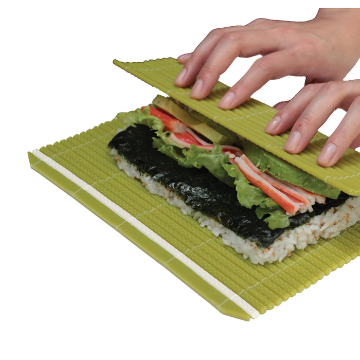 Hasegawa Makisu Green Bamboo Mat, Ideal To Make Sushi Rolls, 10 x 12-Inch, Made In Japan