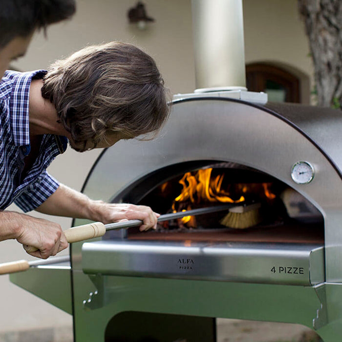 Alfa Forni 4 Pizze Copper Wood-Powered Pizza Oven