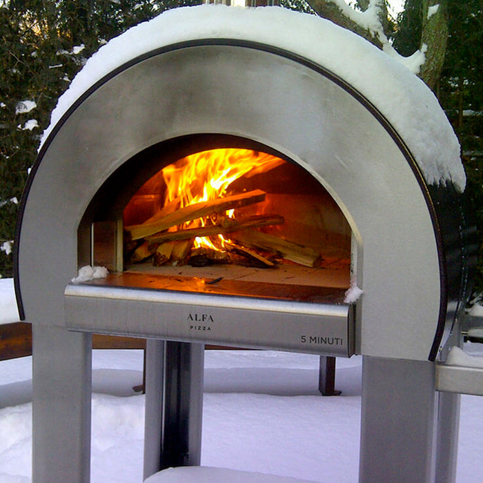 Alfa Forni 5 Minuti Copper Wood-Powered Pizza Oven