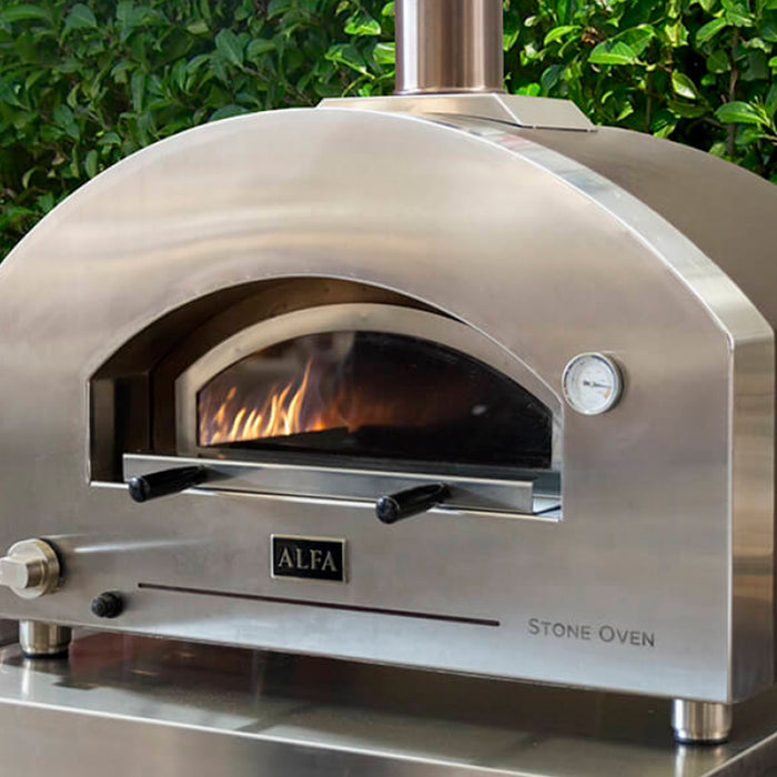 Alfa Forni Stone Copper Medium Gas-Powered Pizza Oven