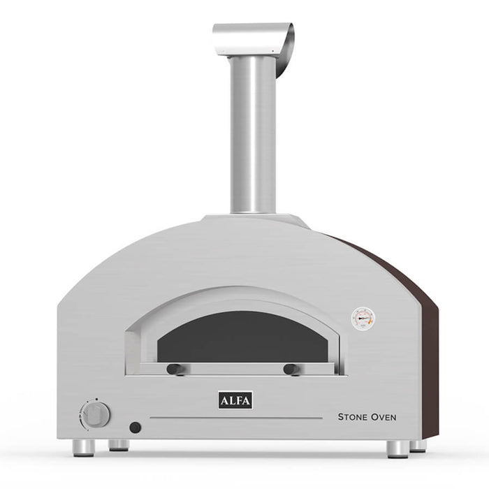 Alfa Forni Stone Copper Medium Gas-Powered Pizza Oven