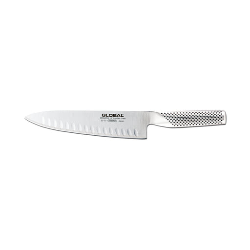 Global Classic Stainless Steel Hollow Ground Chef's Knife, 8-Inches - LaCuisineStore