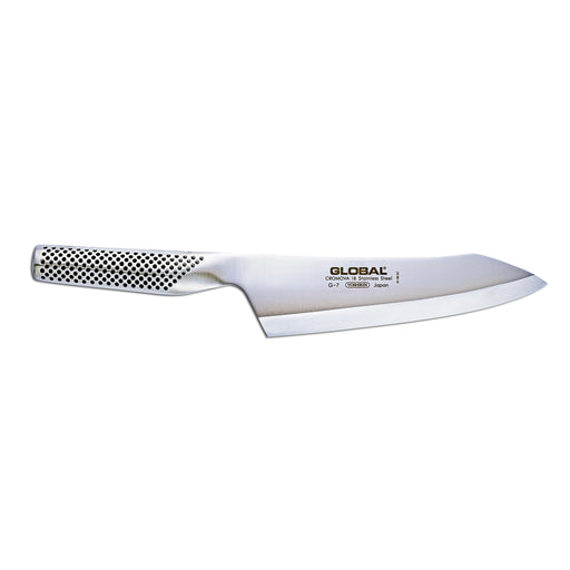 Global Classic Stainless Steel Deba Knife Right Handed, 7-Inches - LaCuisineStore