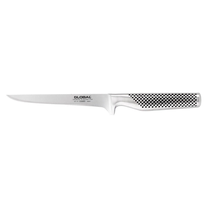 Global Classic Stainless Steel Heavy Weight Boning Knife, 6.25-Inches