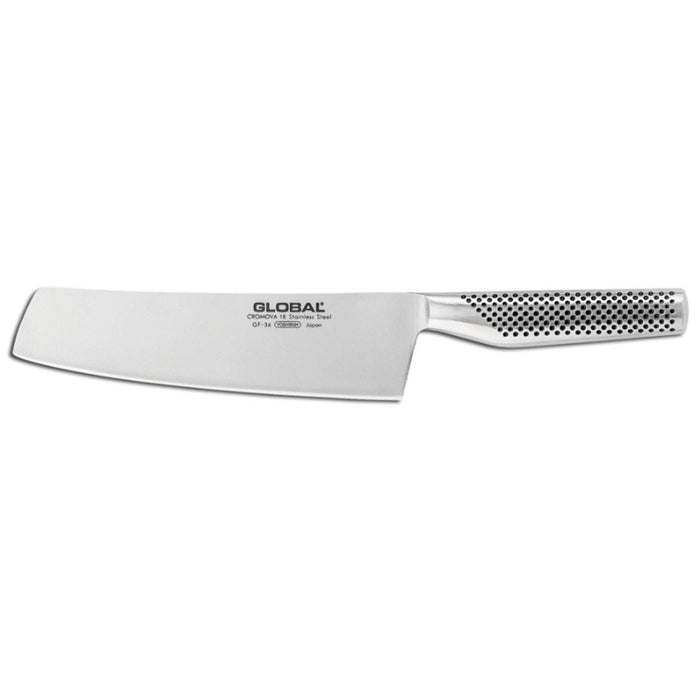 Global Classic Stainless Steel Hollow Ground Vegetable Knife, 8-Inches