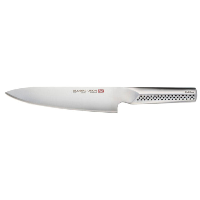 Global UKON Stainless Steel Chef's Knife, 8-Inches