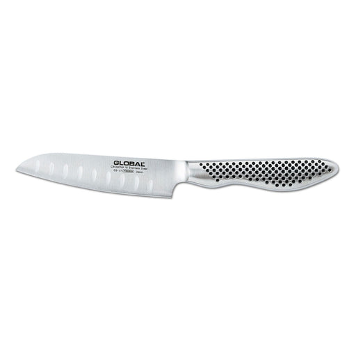 Global Classic Stainless Steel Hollow Ground Santoku Knife, 4-Inches - LaCuisineStore