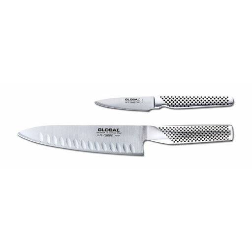 Global Classic Stainless Steel Knife Set, 2-Piece - LaCuisineStore