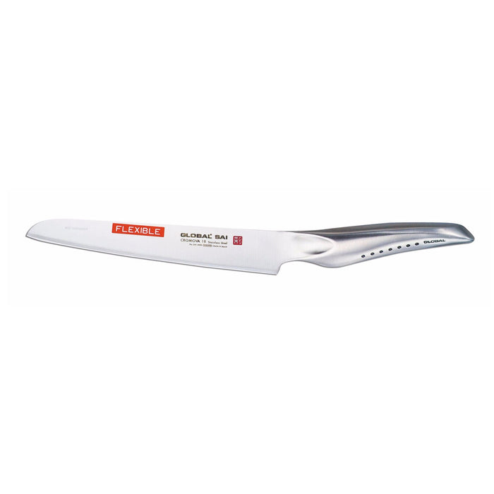 Global SAI Stainless Steel Flexible Utility Knife, 6.5-Inches - LaCuisineStore