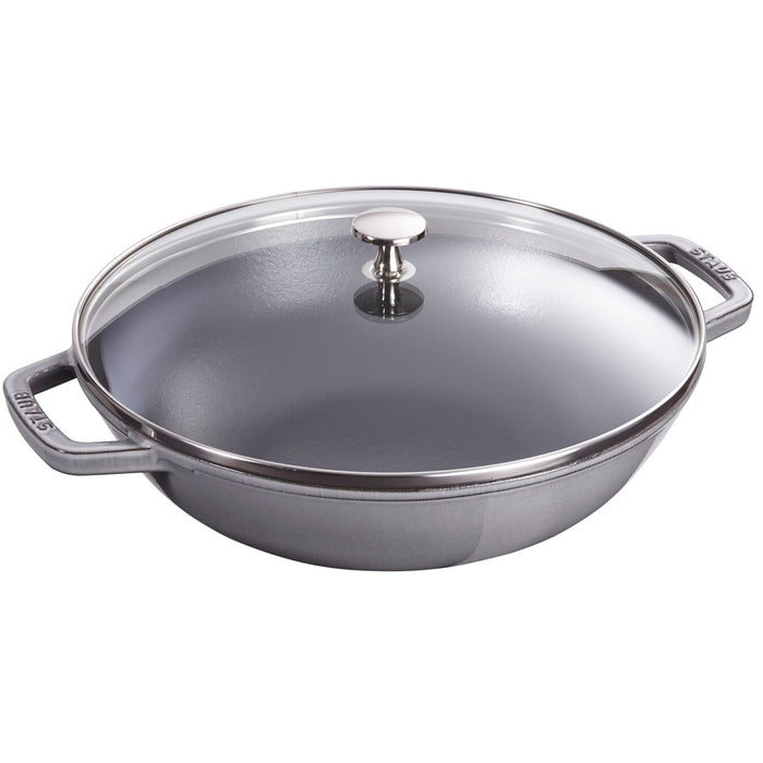 Staub Cast Iron Graphite Grey Perfect Pan, 4.5-Quart