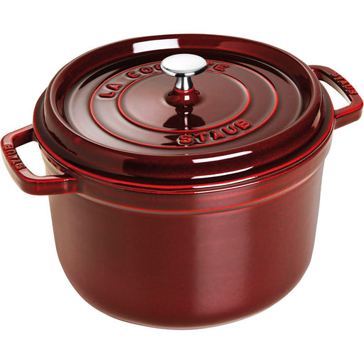 Staub Cast Iron Round Tall Cocotte, 5-Quart - LaCuisineStore