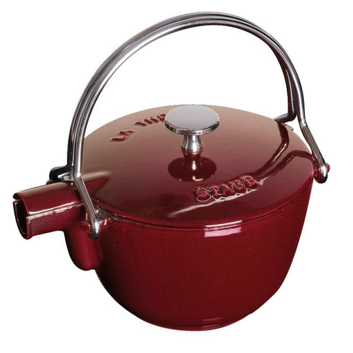 Staub Cast Iron Round Tea Kettle, 1-Quart - LaCuisineStore