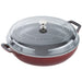 Staub Cast Iron Braiser with Glass Lid, 3.5-Quart - LaCuisineStore