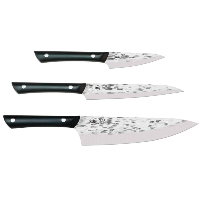Kai Carbon Stainless Steel Pro 3-Piece Knife Set