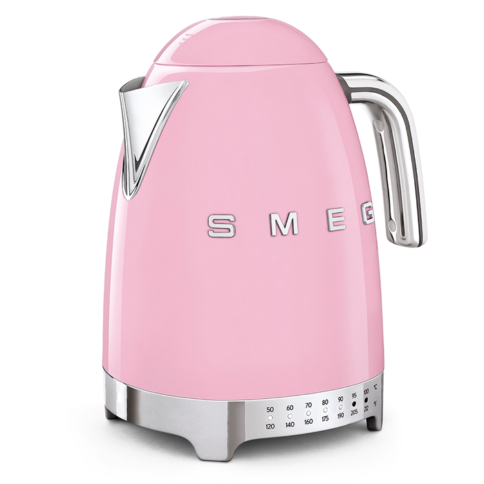 Smeg 50's Retro Style Variable Temperature KLF04 Pink Kettle