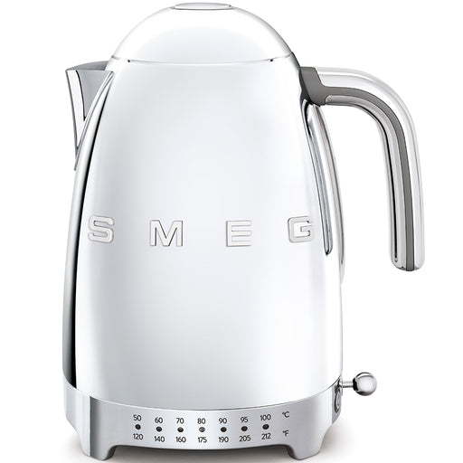 Smeg 50's Retro Style Variable Temperature KLF04 Kettle, Stainless Steel - LaCuisineStore