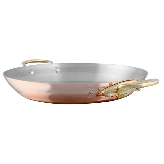 Mauviel M'150B Copper Round Pan With Bronze Handles, 10.2-Inches