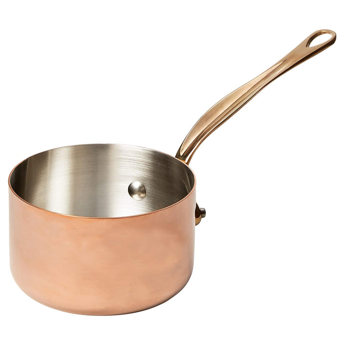 Mauviel M'150B Copper Sauce pan With Bronze Handle, 0.8-Quart
