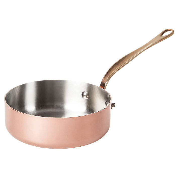 Mauviel M'150B Copper Saute pan With Bronze Handle, 1.1-Quart