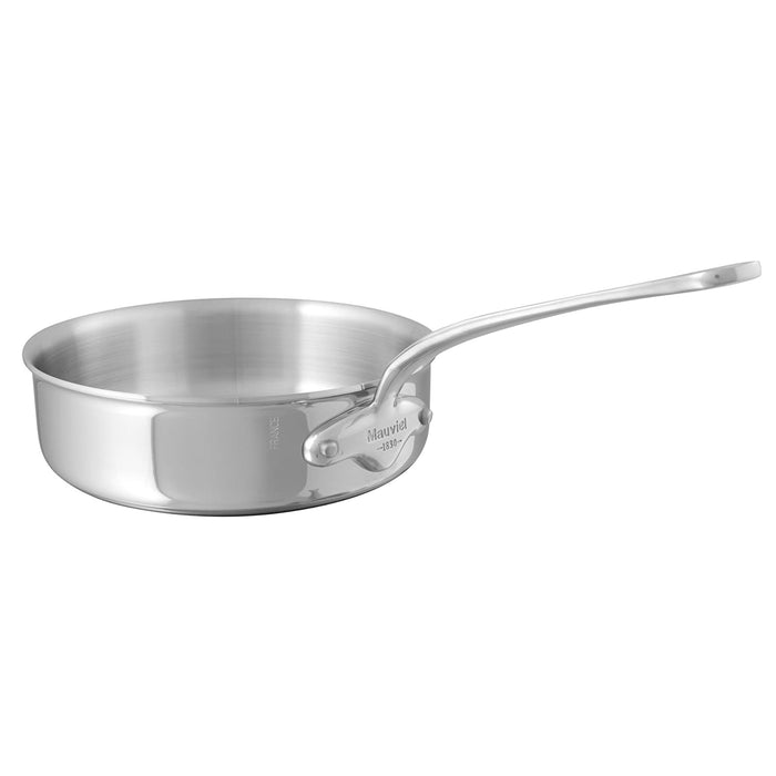 Mauviel M'Cook Stainless Steel Saute Pan, 5.8-Quart