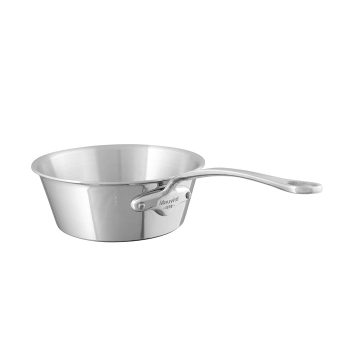 Mauviel M'Cook Stainless Steel Splayed Saute Pan, 1.1-Quart