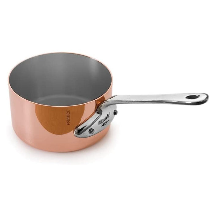 Mauviel M'Mini Copper Saucepan With Stainless Steel Handle, 0.3-Quart