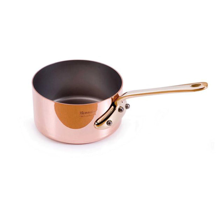 Mauviel M'Mini Copper Saucepan With Bronze Handle, 0.4-Quart