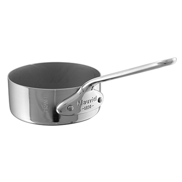 Mauviel M'Mini Stainless Steel Saute Pan, 0.2-Quart