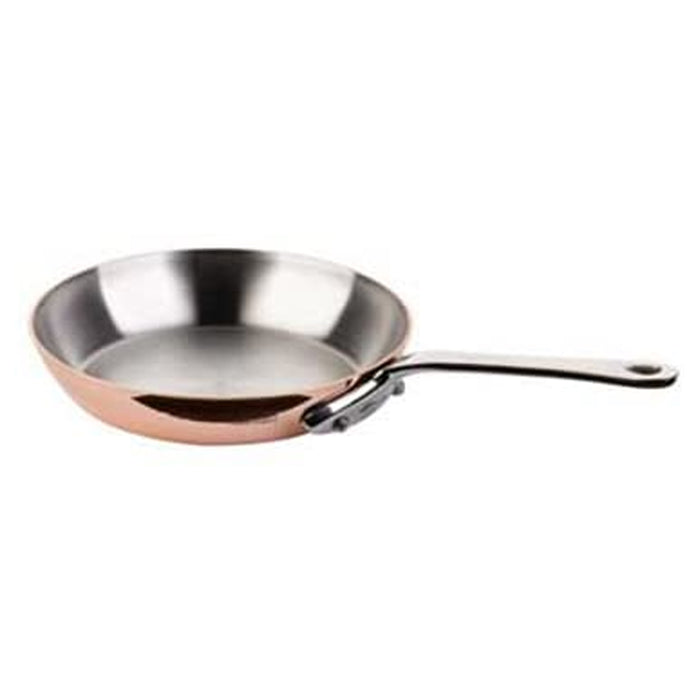 Mauviel M'Minis Copper Fry Pan With Stainless Steel Handle, 4.7-Inches