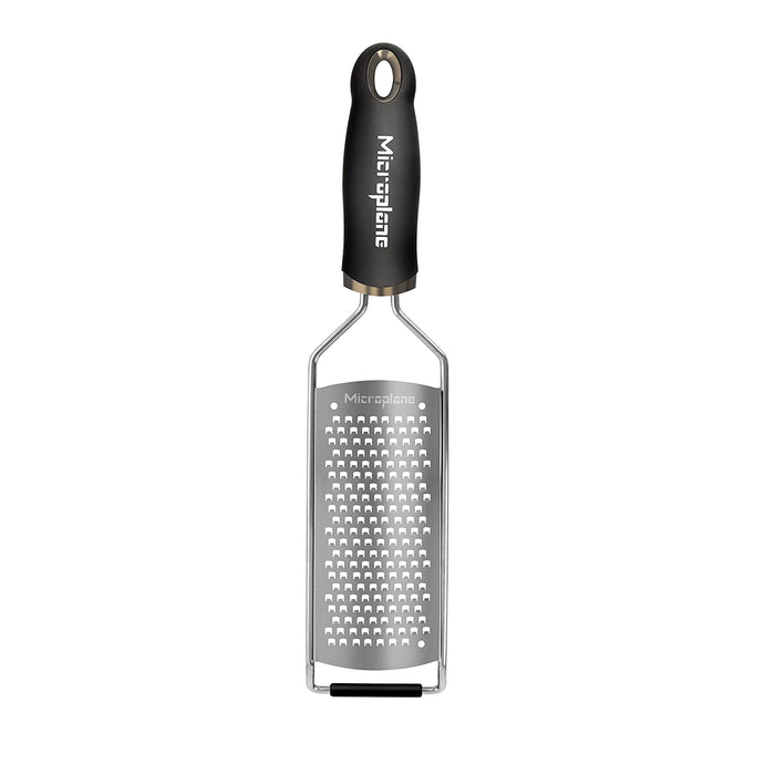 Microplane Gourmet Series 4-Piece Stainless Steel Cheese Grater Set, Black