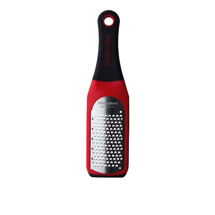 Microplane Artisan Series 4-Piece Stainless Steel Cheese Grater Set, Red