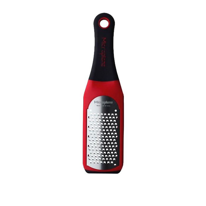 Microplane Artisan Series 4-Piece Stainless Steel Cheese Grater Set, Red