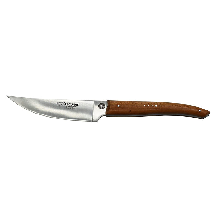 Laguiole en Aubrac Stainless Steel Utility/Paring Knife with Pine Handle, 4-Inches