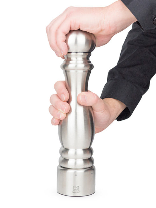 Peugeot Paris U'Select Chef Salt Mill Stainless Steel, 12-Inches - LaCuisineStore