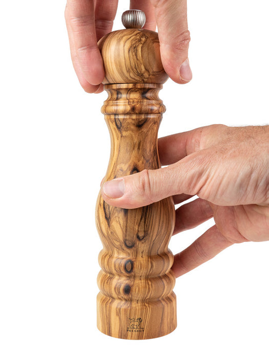 Peugeot Paris Olive Wood Pepper Mill, 8.75-Inches - LaCuisineStore